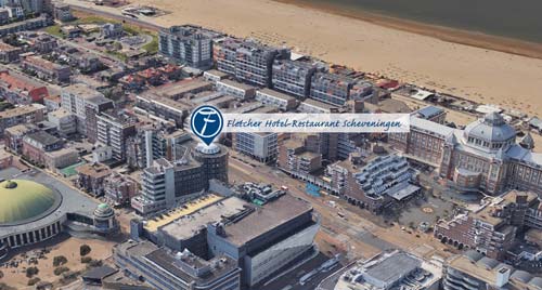 Locatie Fletcher Hotel-Restaurant Scheveningen