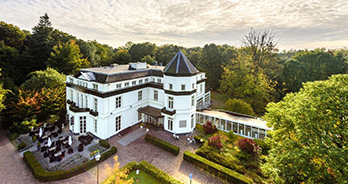Luchtfoto fletcher landgoed hotel Avegoor