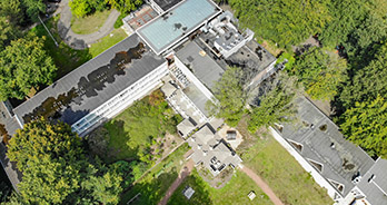 Luchtfoto van Fletcher Hotel-Restaurant Amersfoort