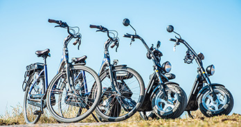 e-choppers en e-bikes