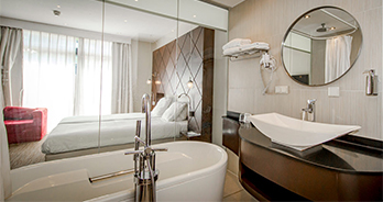Bad in hotelkamer