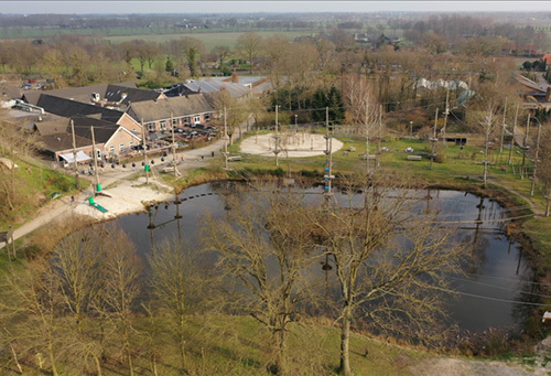 Luchtfoto klimpark Uden