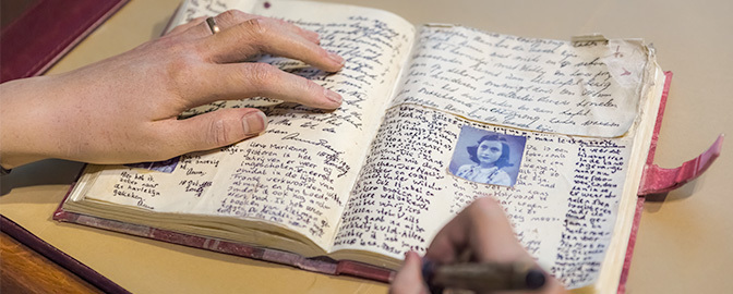 672 x 270 Dagboek Anne Frank