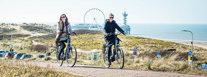 672 x 250 E-bike tocht Scheveningen