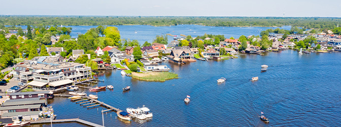672 x 250 Loosdrechtse Plassen