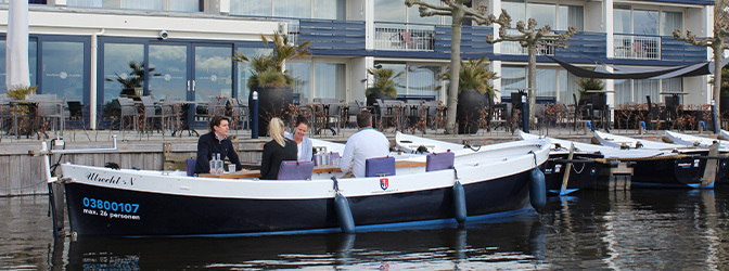 672 x 250 Fletcher Zakelijk Boot Loosdrecht-Amsterdam