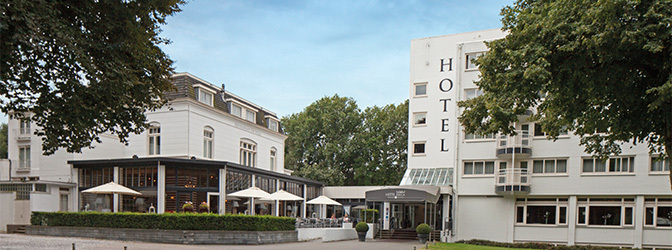 672 x 250 Fletcher Hotel Restaurant Erica Exterieur Pand
