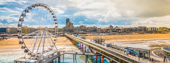 672 x 250 Scheveningen pier