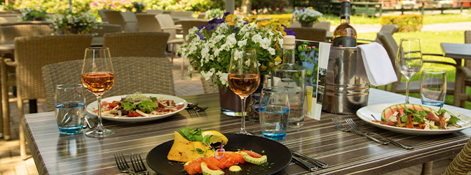 672 x 250 Voorgerecht Restaurant De Wipselberg Terras