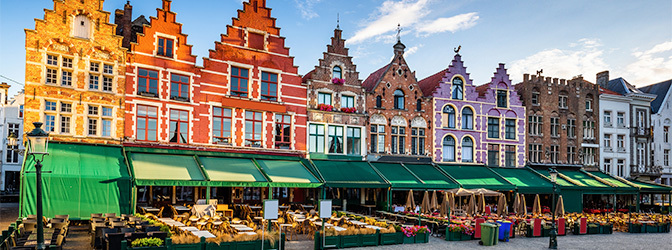 672 x 250 Grote Markt Brugge