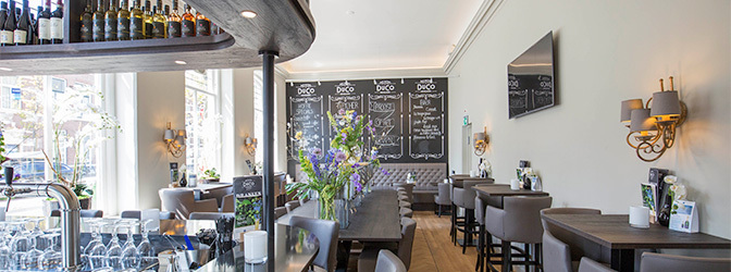 672 x 250 Bar Bistro Duco Middelburg interieur
