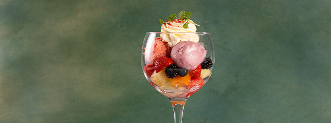672 x 250 Sorbet ijs Fletcher Hotels Restaurants