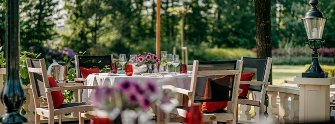 672 x 250 Exterieur Terras Fletcher Parkhotel De Wiemsel