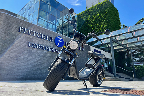 E-chopper voor het hotel