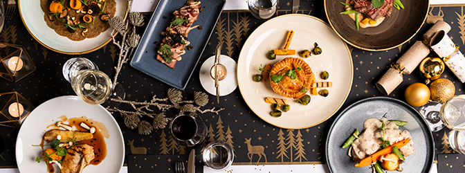 verschillende kerst hoofdgerechten