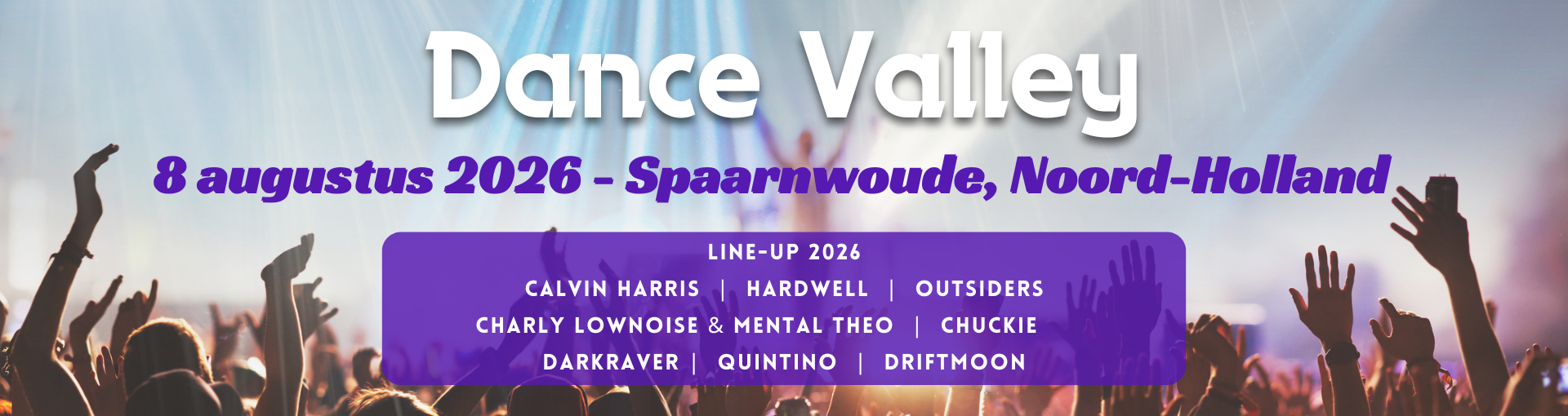 dance valley line up 2026