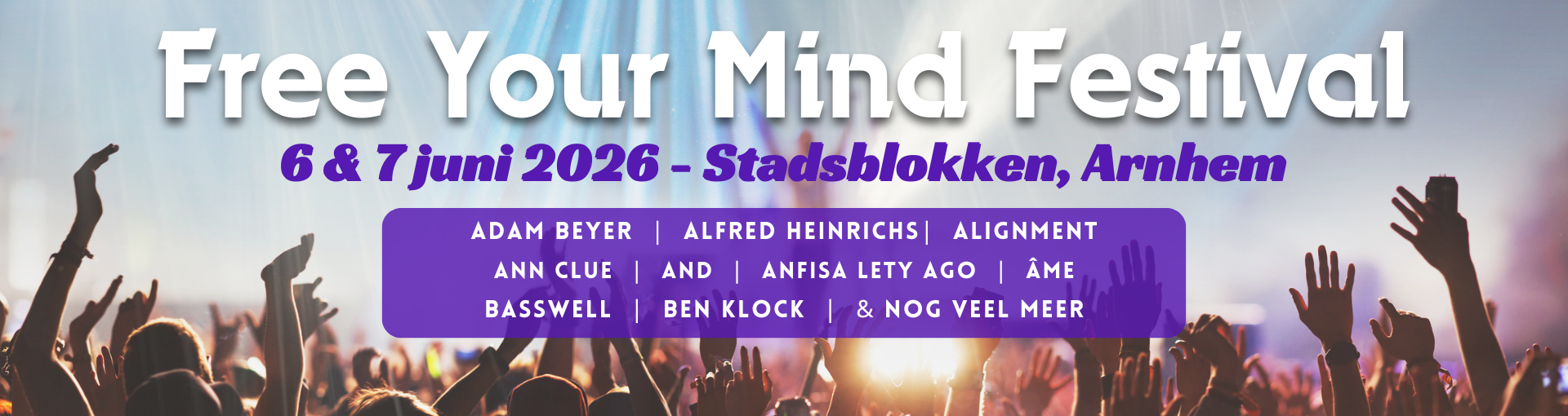 free your mind festival line up