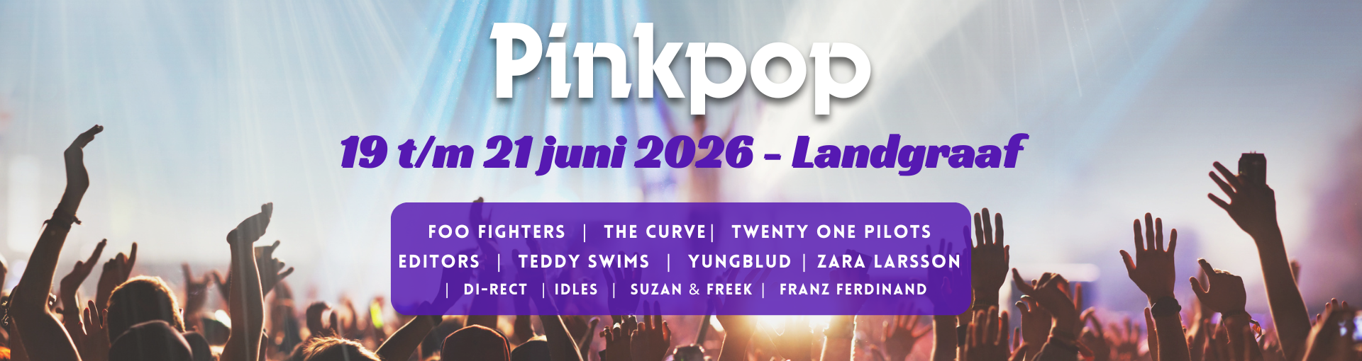 pinkpop 2026 line-up