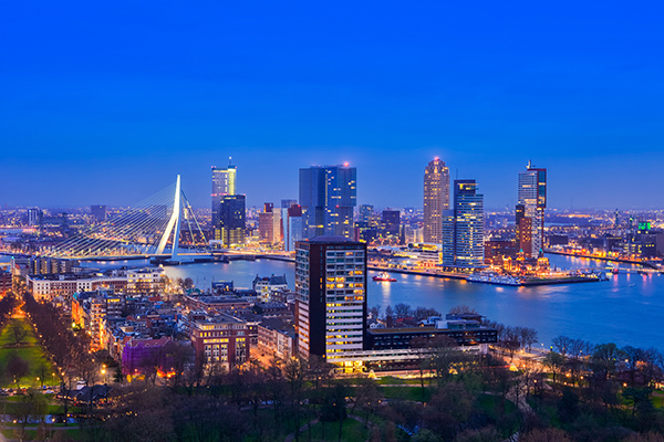Rotterdam skyline