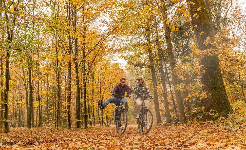 Stel op de fiets