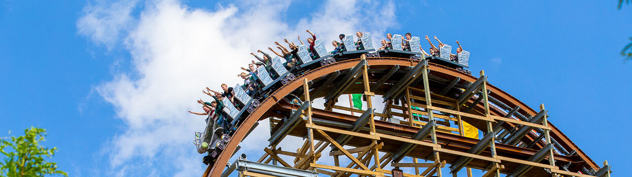 Walibi Holland attractiepark in Biddinghuizen