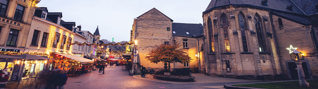 Kerststad Valkenburg tijdens de feestperiode