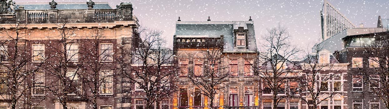Sfeerbeeld van de Kerstmarkt Den Haag op de Lange Voorhout