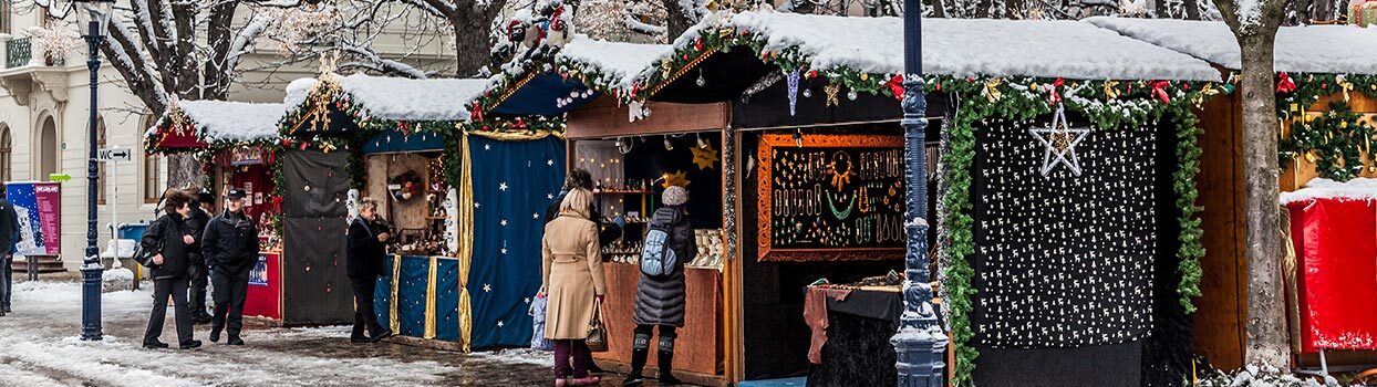 Royal Christmas Fair op de Lange Voorhout in Den Haag