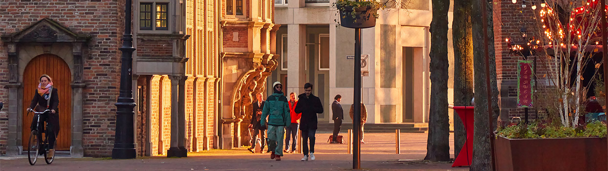 Winkelstraat Arnhem tijdens Kerst