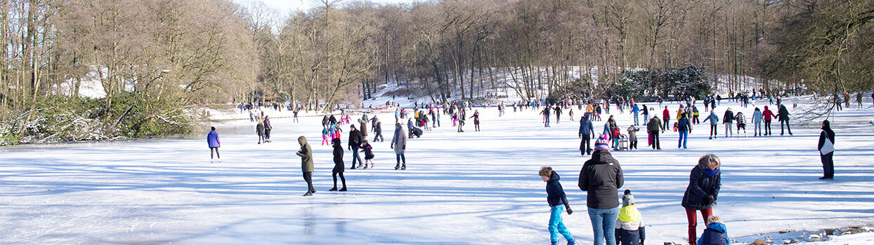 Schaatsen op natuurijs