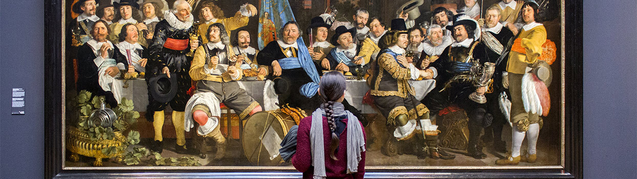 Banket van de Klootschietersgilde in het Rijksmuseum