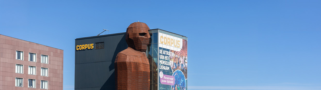 CORPUS 'Reis door de Mens' in Oegstgeest bij Leiden