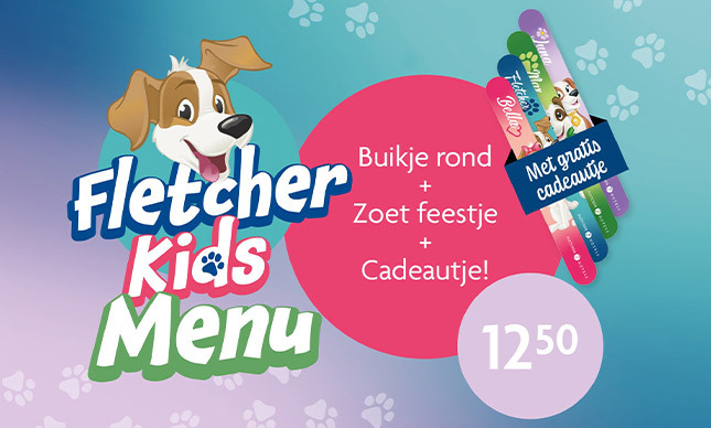 Kids menu sate met friet