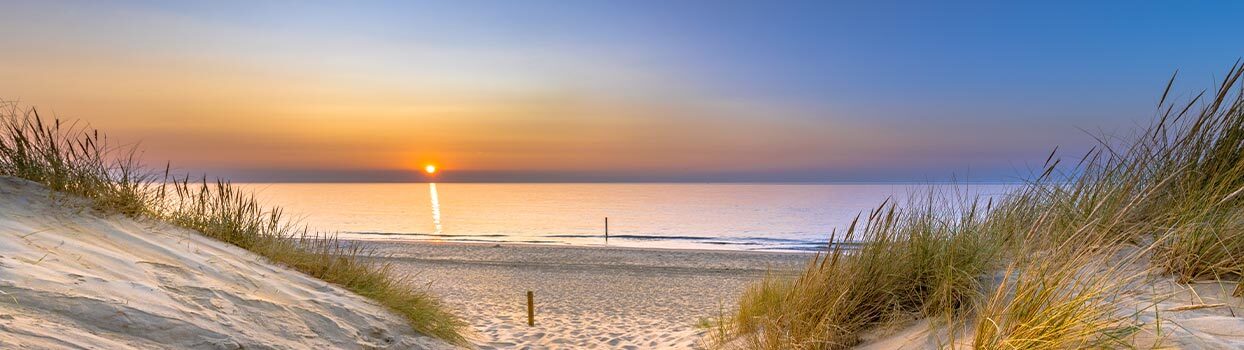 Het strand en de duinen van Domburg