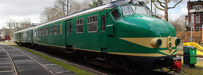 Trein uit het Spoorwegmuseum