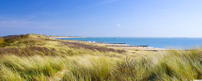 Strand Zoutelande, de Zeeuwse Rivièra