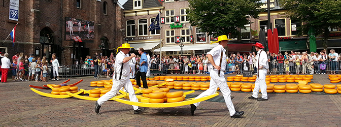 Show in de Alkmaarse Kaasmarkt