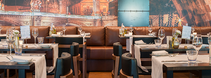 Impressiefoto van het restaurant van Fletcher Landgoed Hotel Avegoor
