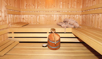 Sauna in Fletcher Hotel-Restaurant De Zon in Oosterwolde