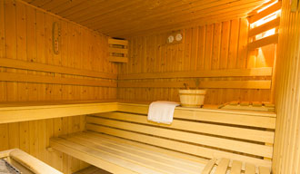 Sauna van Fletcher Hotel-Restaurant Hellendoorn