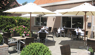 Terras bij Fletcher Hotel-Restaurant De Gelderse Poort