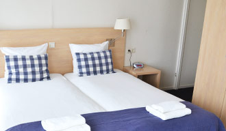 Hotelkamer van Fletcher Badhotel Egmond Aan Zee