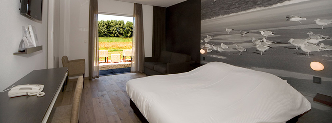 Hotelkamer van Fletcher Landgoed Hotel Renesse