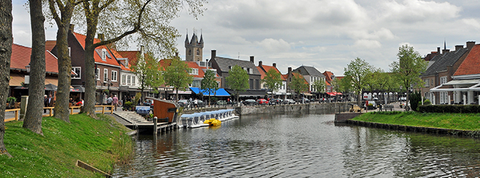 Rivier in Sluis