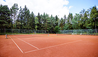 Tennisbaan bij Fletcher Hotel-Restaurant De Wipselberg-Veluwe