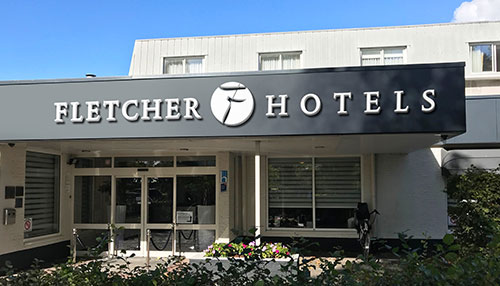 Voorkant Fletcher Hotel-Restaurant Waalwijk