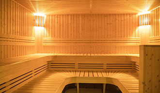 Sauna bij Fletcher Hotel-Restaurant Klein Zwitserland